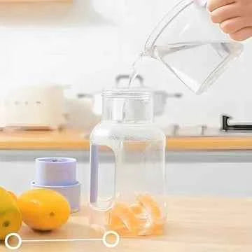 1600ml Portable Electric Rechargeable Cordless Barrel Juicer (random Color)