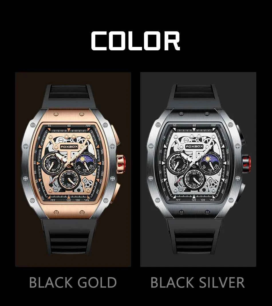 2024 New Sports Watch Men Top Brand Luxury Mens Watches Business Waterproof Military Quartz Chronograph Wristwatch Montre Homme
