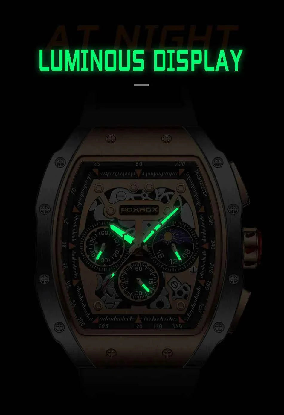 2024 New Sports Watch Men Top Brand Luxury Mens Watches Business Waterproof Military Quartz Chronograph Wristwatch Montre Homme