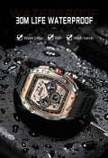 2024 New Sports Watch Men Top Brand Luxury Mens Watches Business Waterproof Military Quartz Chronograph Wristwatch Montre Homme