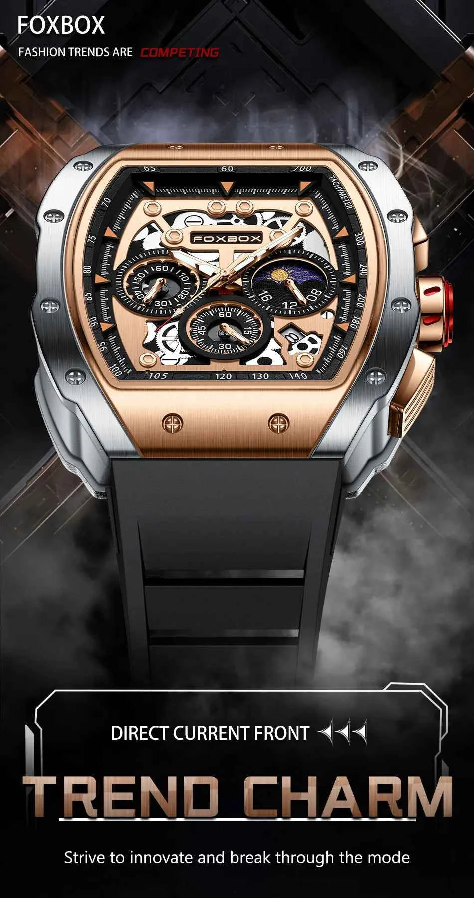 2024 New Sports Watch Men Top Brand Luxury Mens Watches Business Waterproof Military Quartz Chronograph Wristwatch Montre Homme