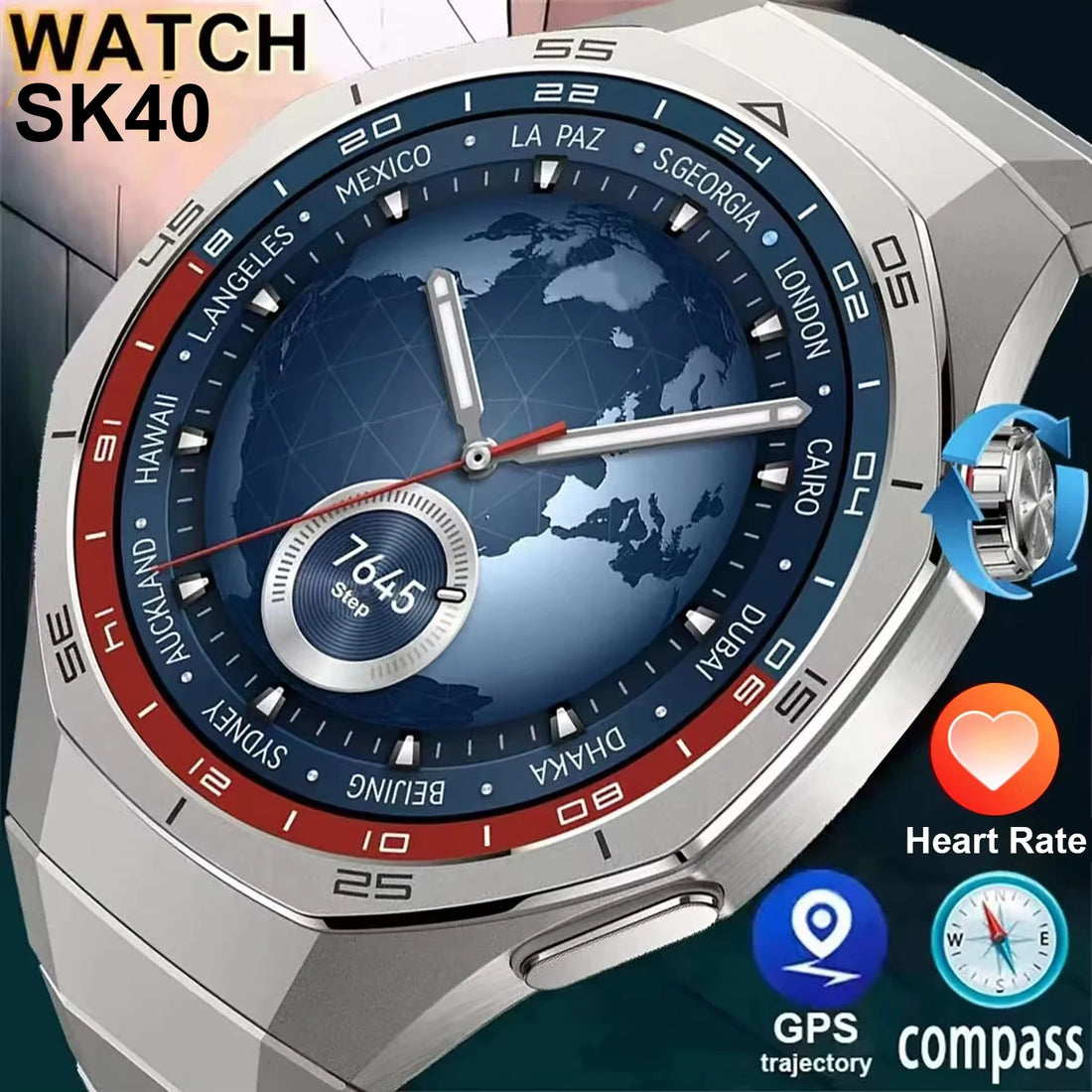 2025 NFC New For Men WATCH SK40 Serie Smartwatch - Joinus.