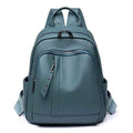 Light Luxury High-grade Backpack Women's Backpack PU Soft Leather Fashion Simple Waterproof Large Capacity Travel Bag